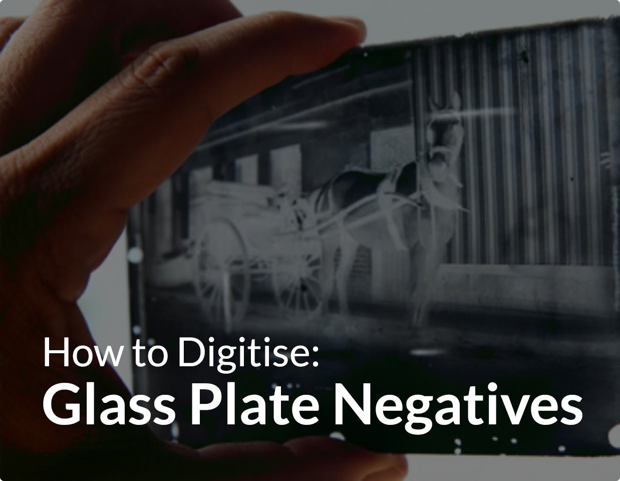 How to Digitise... Glass Plate Negatives