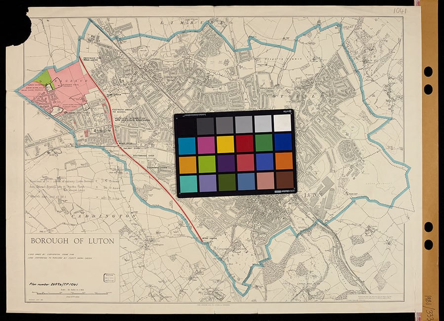 Calibrating_colour_before_digitising_A0_size_map