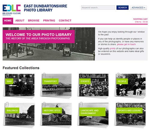 EDLC Images archive website