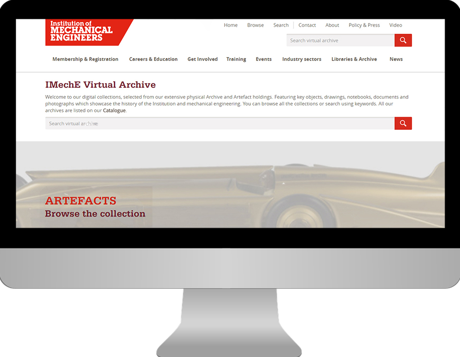 IMechE-archive-homepage-PastView