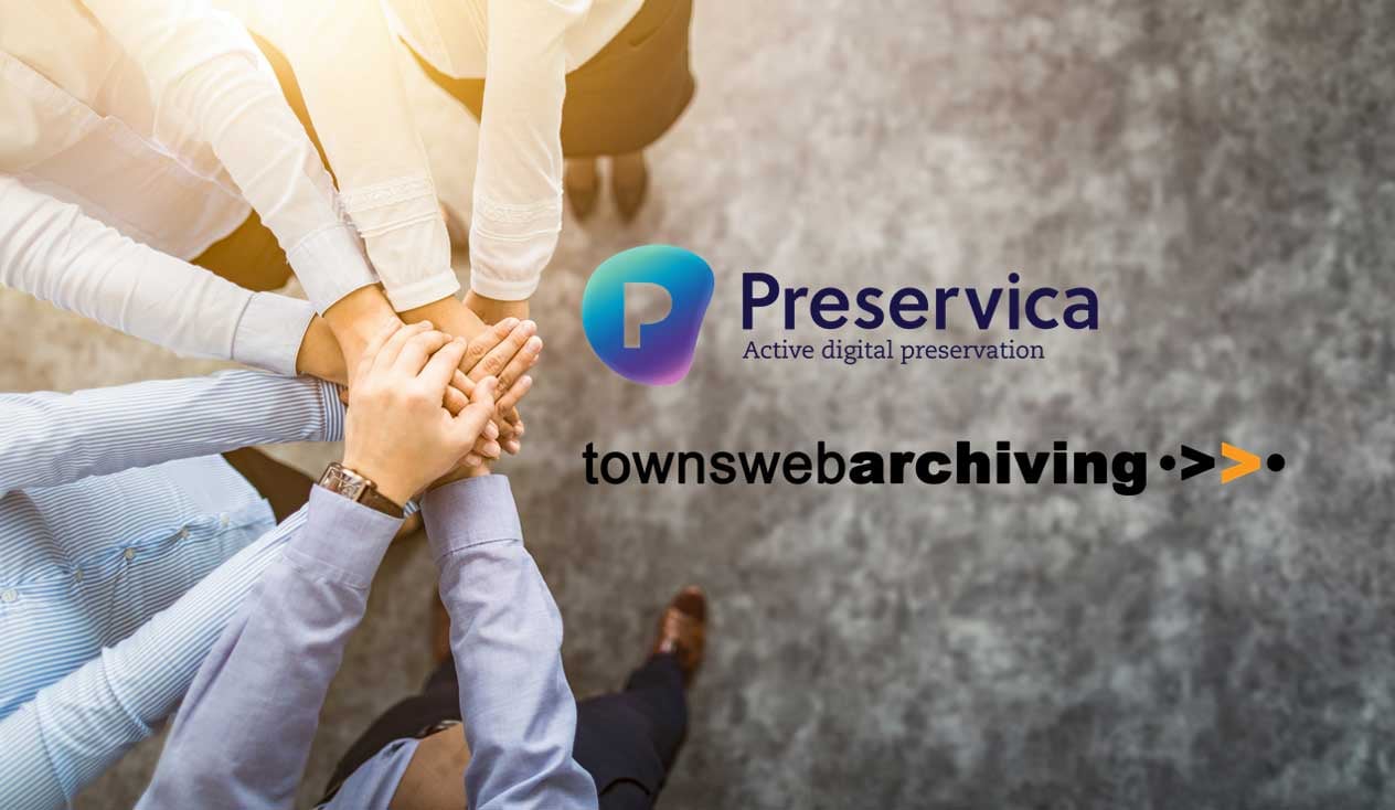 Preservica and TownsWeb Archiving partner on digitisation and preservation