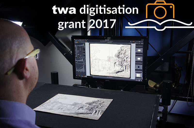 Technician_digitising_archival_drawings_TWA_Grant_2017