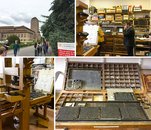 University Library, Cambridge, and historical printing room