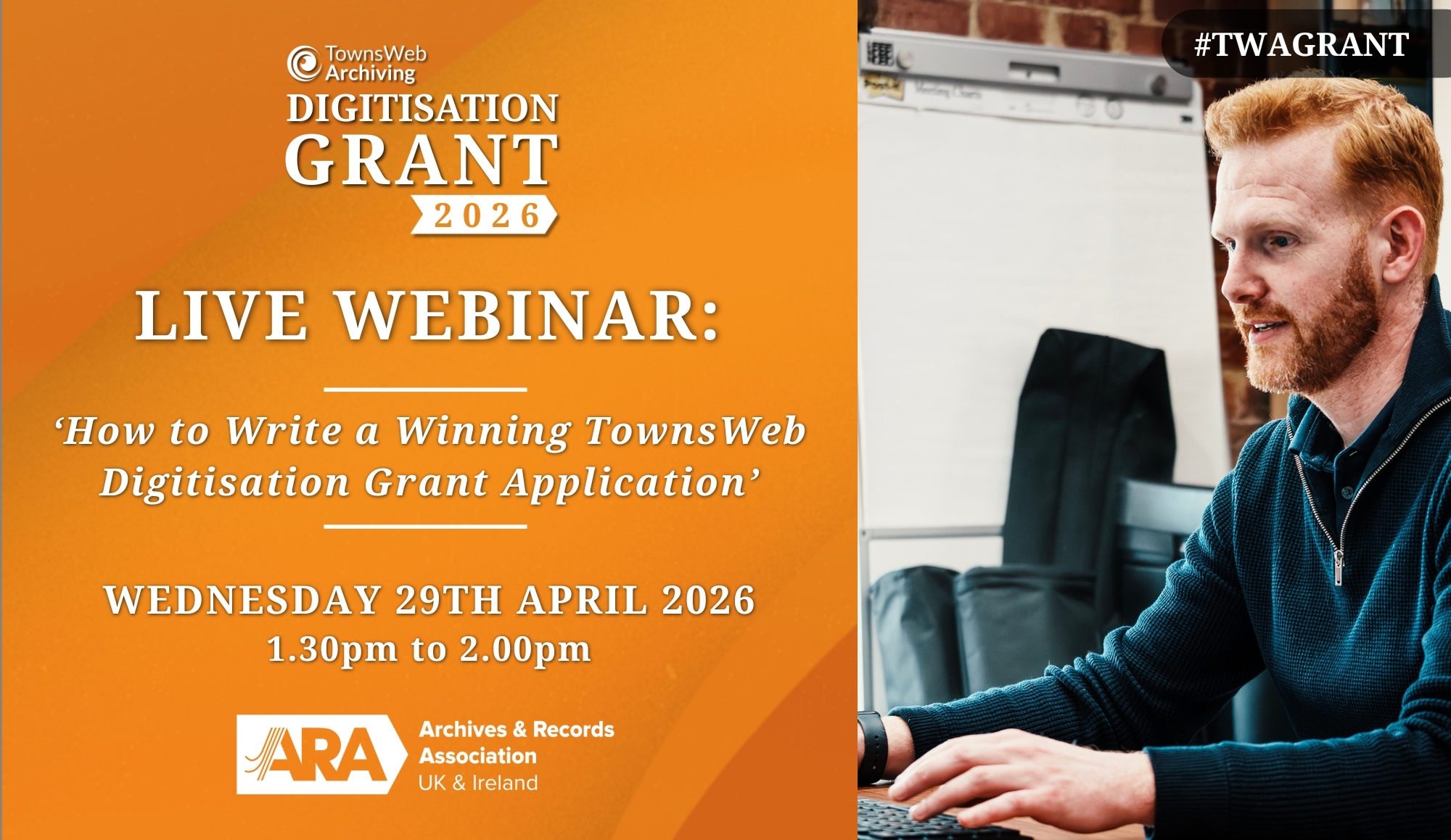ARA x TWA Live Webinar - 'How to Write a Winning Grant Application'