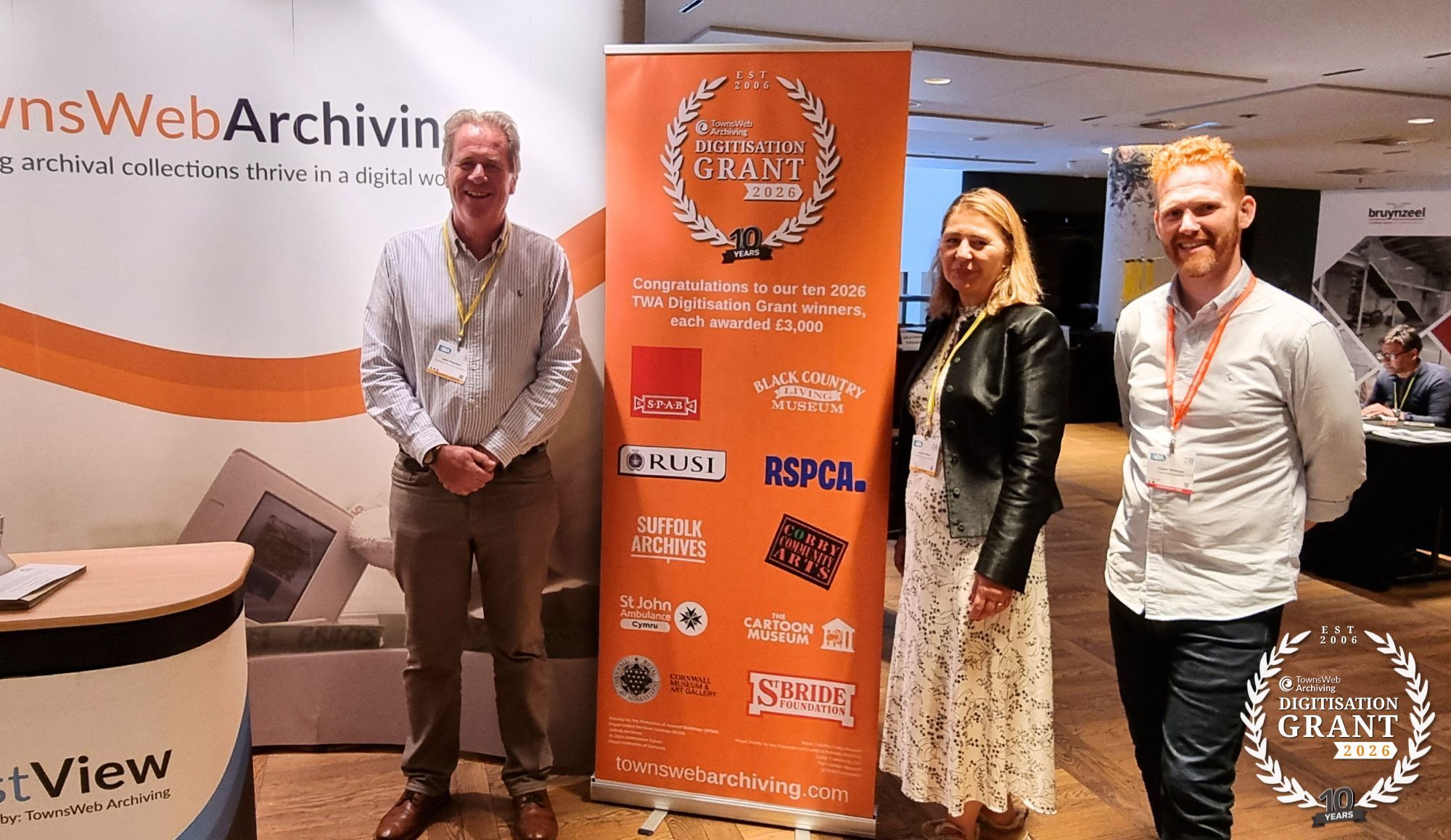 TWA Digitisation Grant 2026: Winners' Announcement!